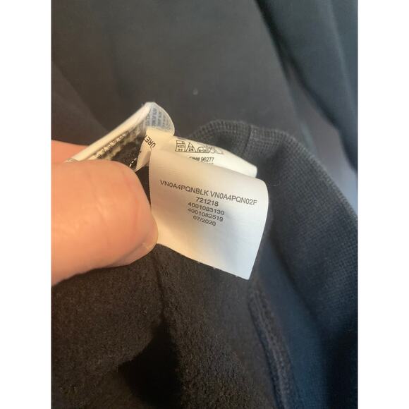 Van Off The Wall Oversized Small Black Hoddie with Checkerboard print Mens - Picture 6 of 6